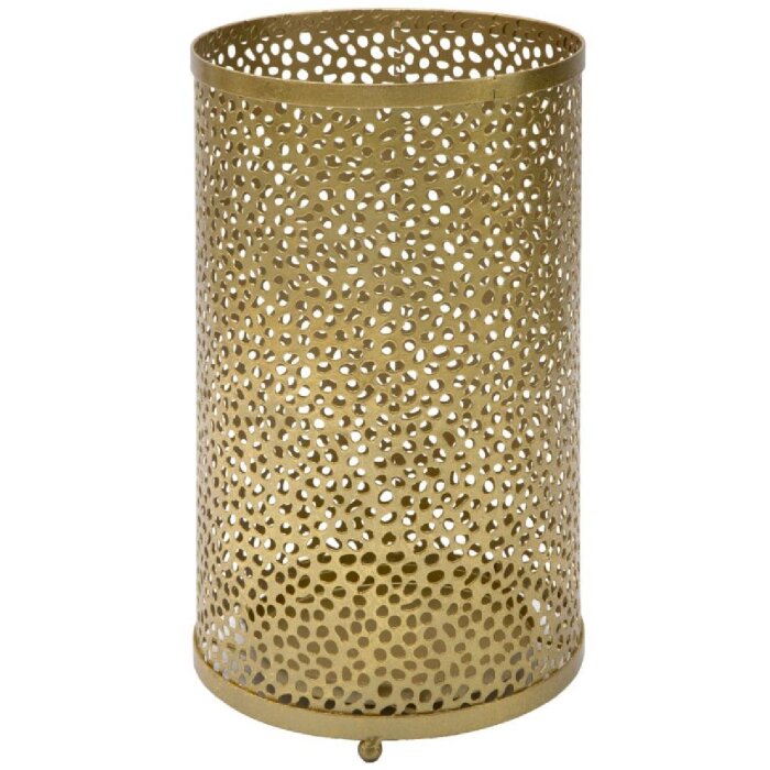 Stojak na parasole Mauro Ferretti Holes Glam Ø 24x43 cm złoty