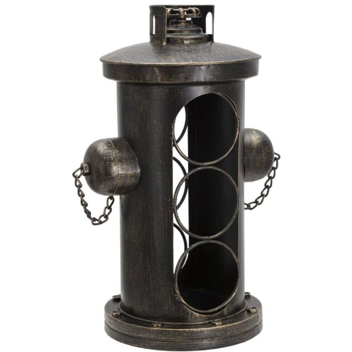 Mauro Ferretti przemysłowy uchwyt na butelkę 35x25x50 cm ciemny