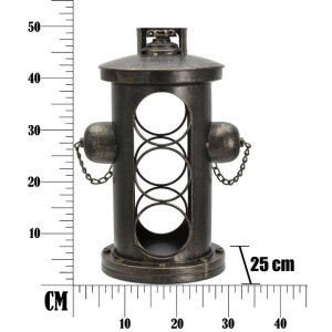 Mauro Ferretti przemysłowy uchwyt na butelkę 35x25x50 cm ciemny