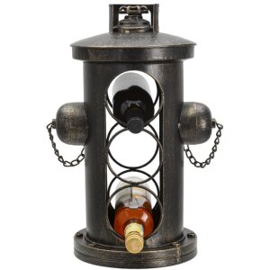 Mauro Ferretti przemysłowy uchwyt na butelkę 35x25x50 cm ciemny