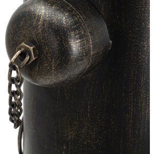 Mauro Ferretti przemysłowy uchwyt na butelkę 35x25x50 cm ciemny