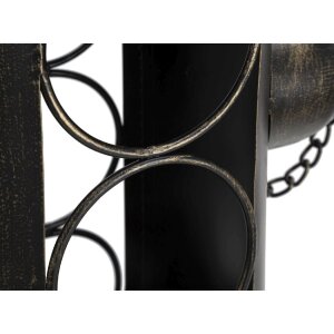 Mauro Ferretti przemysłowy uchwyt na butelkę 35x25x50 cm ciemny