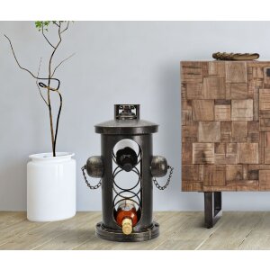 Mauro Ferretti przemysłowy uchwyt na butelkę 35x25x50 cm ciemny