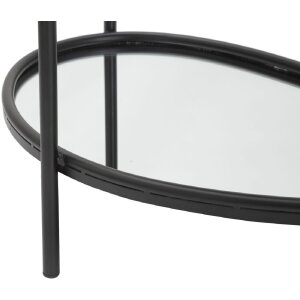 Mauro Ferretti stolik boczny Maycos 53,3x36,8x58,4 cm czarny