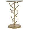 Mauro Ferretti stolik boczny Glam Spiral Ø 38x61,5 cm złoty