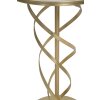 Mauro Ferretti stolik boczny Glam Spiral Ø 38x61,5 cm złoty