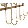 Mauro Ferretti wieszak ścienny 7 skrzydeł 66,2x6x26,3 cm złoty