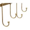 Mauro Ferretti wieszak ścienny 5 skrzydeł 49,5x6x26,3 cm złoty