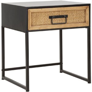 Mauro Ferretti stolik nocny Hanoi 45x40x51,5 cm czarny...