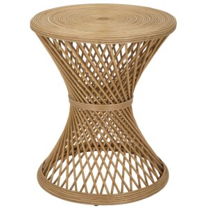 Mauro Ferretti stolik boczny rattan Ø 48x56 cm naturalny