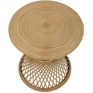 Mauro Ferretti stolik boczny rattan Ø 48x56 cm naturalny
