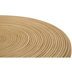Mauro Ferretti stolik boczny rattan Ø 48x56 cm naturalny