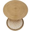 Mauro Ferretti stolik boczny rattan Ø 48x56 cm naturalny
