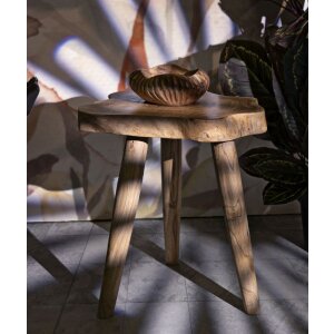 Mauro Ferretti stołek Budut Ø 38x45 cm brązowy