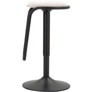 Mauro Ferretti stołek barowy Destiny Ø 41x61-83 cm czarny biały