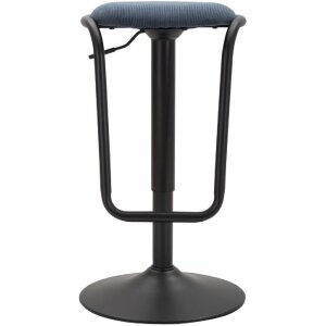 Mauro Ferretti stołek barowy Destiny Ø 41x61-83 cm czarny granatowy