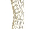 Mauro Ferretti stolik telefoniczny linie 40x35x80 cm złoty