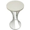Mauro Ferretti Funnel stolik boczny Ø 40x79 cm srebrny