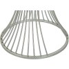 Mauro Ferretti Funnel stolik boczny Ø 40x79 cm srebrny