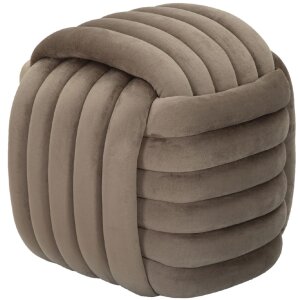 Taboret Mauro Ferretti Softy 45x45x45 cm szary