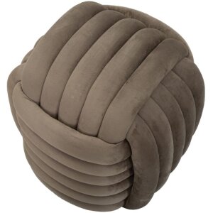 Taboret Mauro Ferretti Softy 45x45x45 cm szary