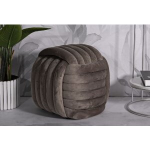 Taboret Mauro Ferretti Softy 45x45x45 cm szary