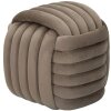 Taboret Mauro Ferretti Softy 45x45x45 cm szary
