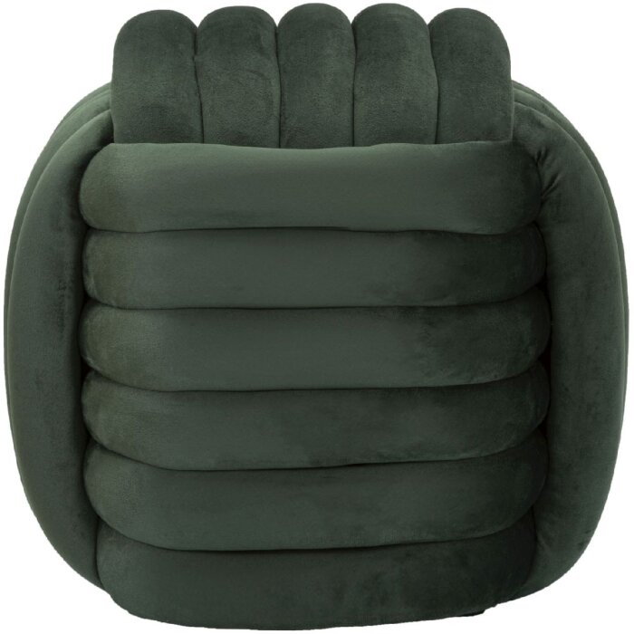 Stołek Mauro Ferretti Softy 45x45x45 cm zielony
