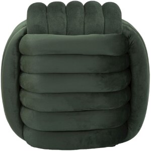 Stołek Mauro Ferretti Softy 45x45x45 cm zielony