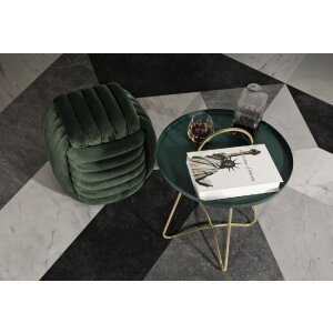 Stołek Mauro Ferretti Softy 45x45x45 cm zielony