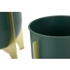 Mauro Ferretti stojak na kwiaty Grent Shet Set 2-częściowy Ø 24,5x26-19x21 cm zielone złoto