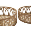 Mauro Ferretti zestaw tac Fuji 3-częściowy Ø 50x16-40x14-30x12 cm brązowy