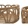 Mauro Ferretti zestaw tac Fuji 3-częściowy Ø 50x16-40x14-30x12 cm brązowy