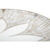 Taca dekoracyjna Mauro Ferretti Atene Polyresin White Wash Ø 35,5x4,4 cm Boho Chic