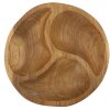 Mauro Ferretti 3-częściowa miska dekoracyjna Ø 25,5x3 cm brązowa