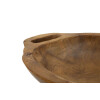 Mauro Ferretti miska dekoracyjna Wan 37x26,5x7 cm brązowa