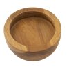 Taca Erusi Simple Teak Ø 15x9,5 cm Brązowa tekowa z recyklingu Ręcznie robiona