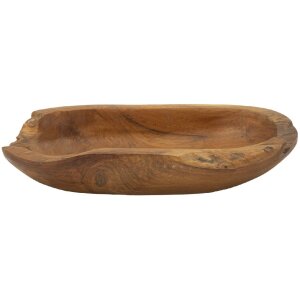 Mauro Ferretti miska dekoracyjna Narro 30x15x5,5 cm brązowa