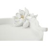 Mauro Ferretti Magnolia miska dekoracyjna 24x21x6 cm biała