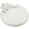 Mauro Ferretti Magnolia miska dekoracyjna 24x21x6 cm biała