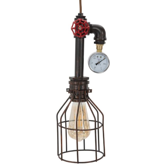Mauro Ferretti lampa sufitowa Manhattan simple Ø13x41 cm ciemna