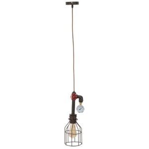 Mauro Ferretti lampa sufitowa Manhattan simple Ø13x41 cm ciemna