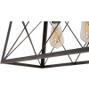 Mauro Ferretti industrialna lampa sufitowa 78x30x26,5 cm ciemna