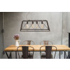 Mauro Ferretti industrialna lampa sufitowa 78x30x26,5 cm ciemna