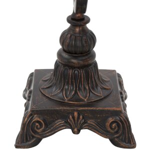 Mauro Ferretti lampa stołowa world economy E14 24x20x40 cm ciemna