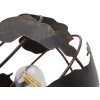 Mauro Ferretti lampa stołowa world economy E14 24x20x40 cm ciemna