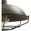Mauro Ferretti lampa sufitowa Manhattan okrągła E27 Ø 26x36 cm ciemna