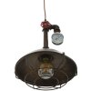 Mauro Ferretti lampa sufitowa Manhattan okrągła E27 Ø 26x36 cm ciemna