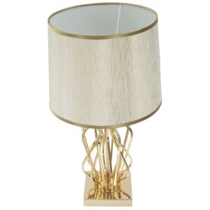 Mauro Ferretti lampa stołowa Glam X E27 Ø 30x52 cm kremowy złoty