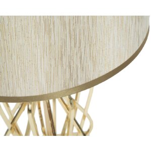 Mauro Ferretti lampa stołowa Glam X E27 Ø 30x52 cm kremowy złoty